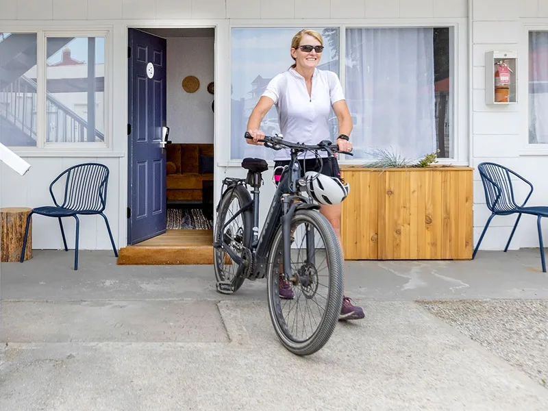 Kettle Valley Beach Resort bikes, Penticton